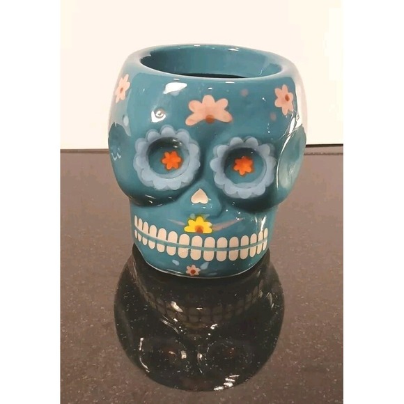 Cinco De Mayo Day of the Dead Planter Sugar Skulls 3inch New with tag - Picture 1 of 9